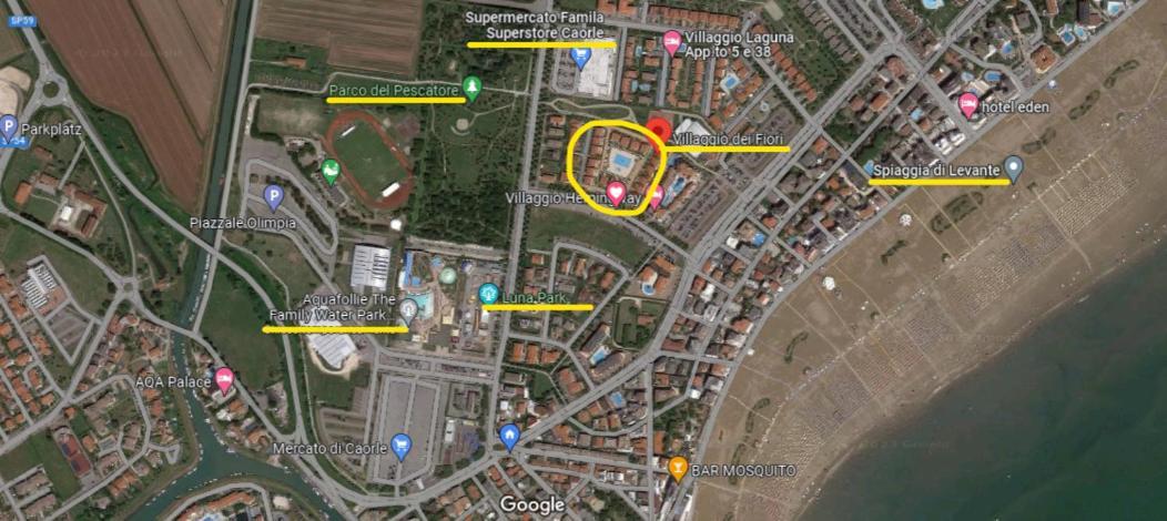 Iris 20 In Posizione Strategica, Indipendente, All'Interno Del Villaggio Dei Fiori Caorle Luaran gambar